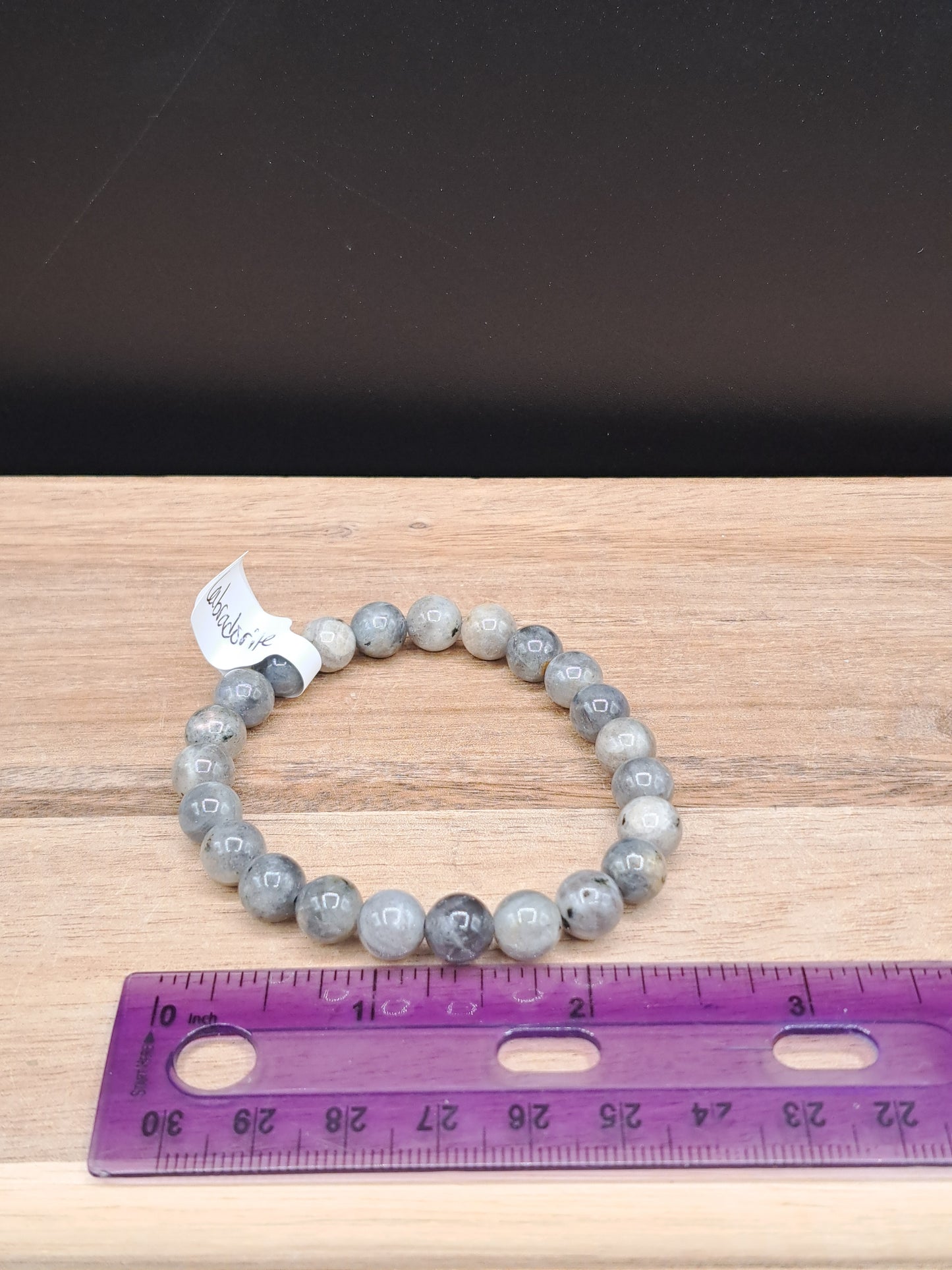 Labradorite 8mm Crystal Bead Bracelet