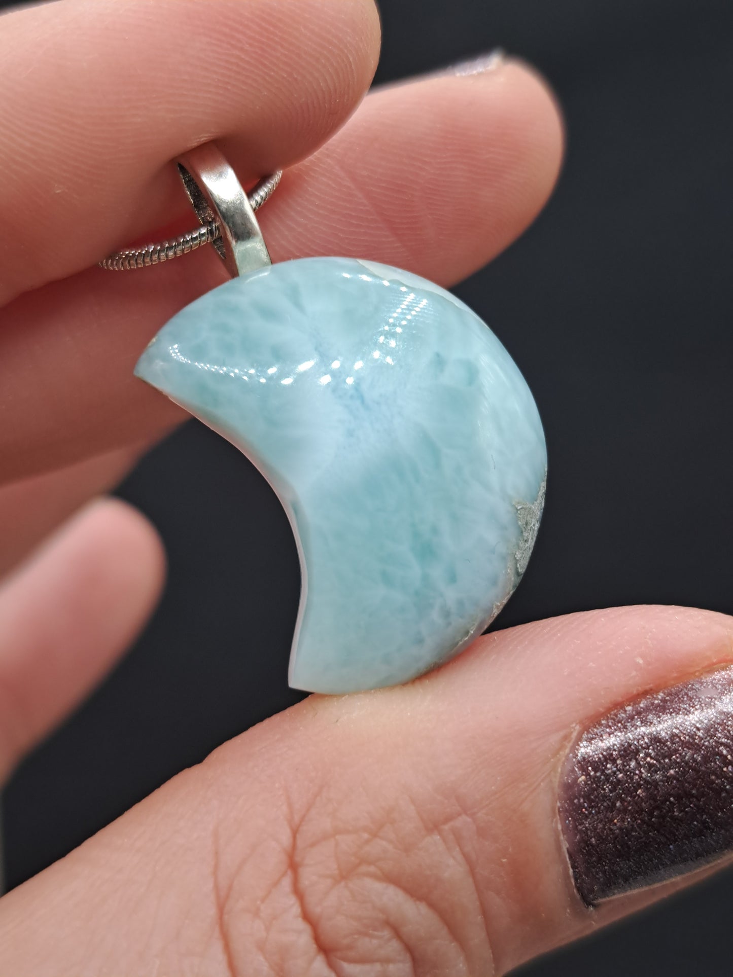 Larimar Crystal Necklace - You Choose