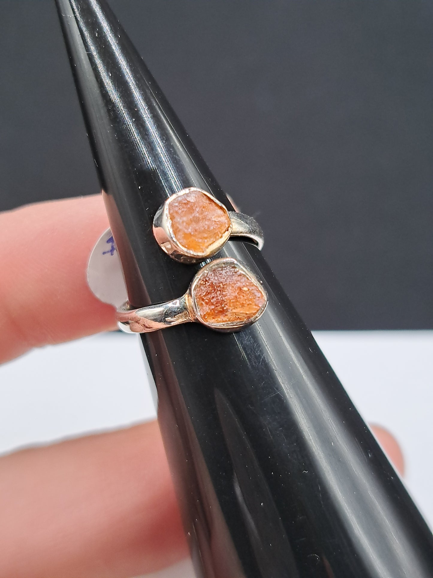 Sunstone Adjustable Crystal Ring